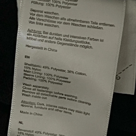 Mazine Puffer Black Jacket Size Small - Picture 12 of 16